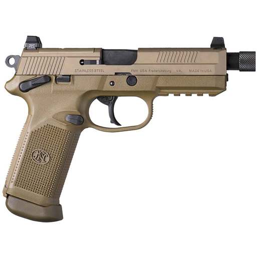 FN FNX-45 Tactical 45 Auto (ACP) 5.3in Flat Dark Earth Pistol - 10+1 Rounds - Tan image