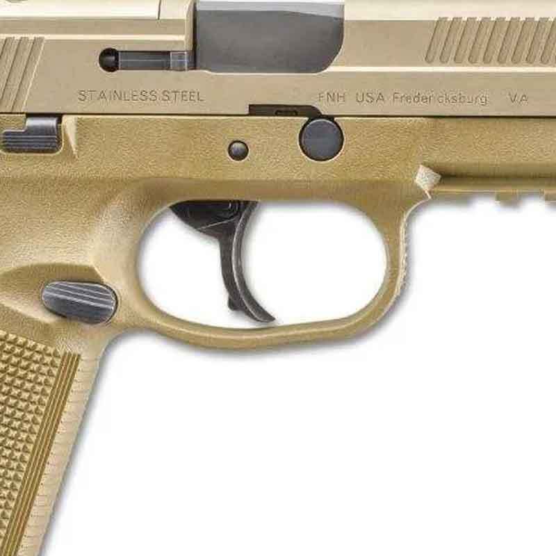 FN FNX Tactical 45 Auto (ACP) 5.3in Flat Dark Earth Pistol - 15+1 Rounds - Tan FN FNX Tactical 45 Auto (ACP) 5.3in Flat Dark Earth Pistol - 15+1 Rounds - Tan
