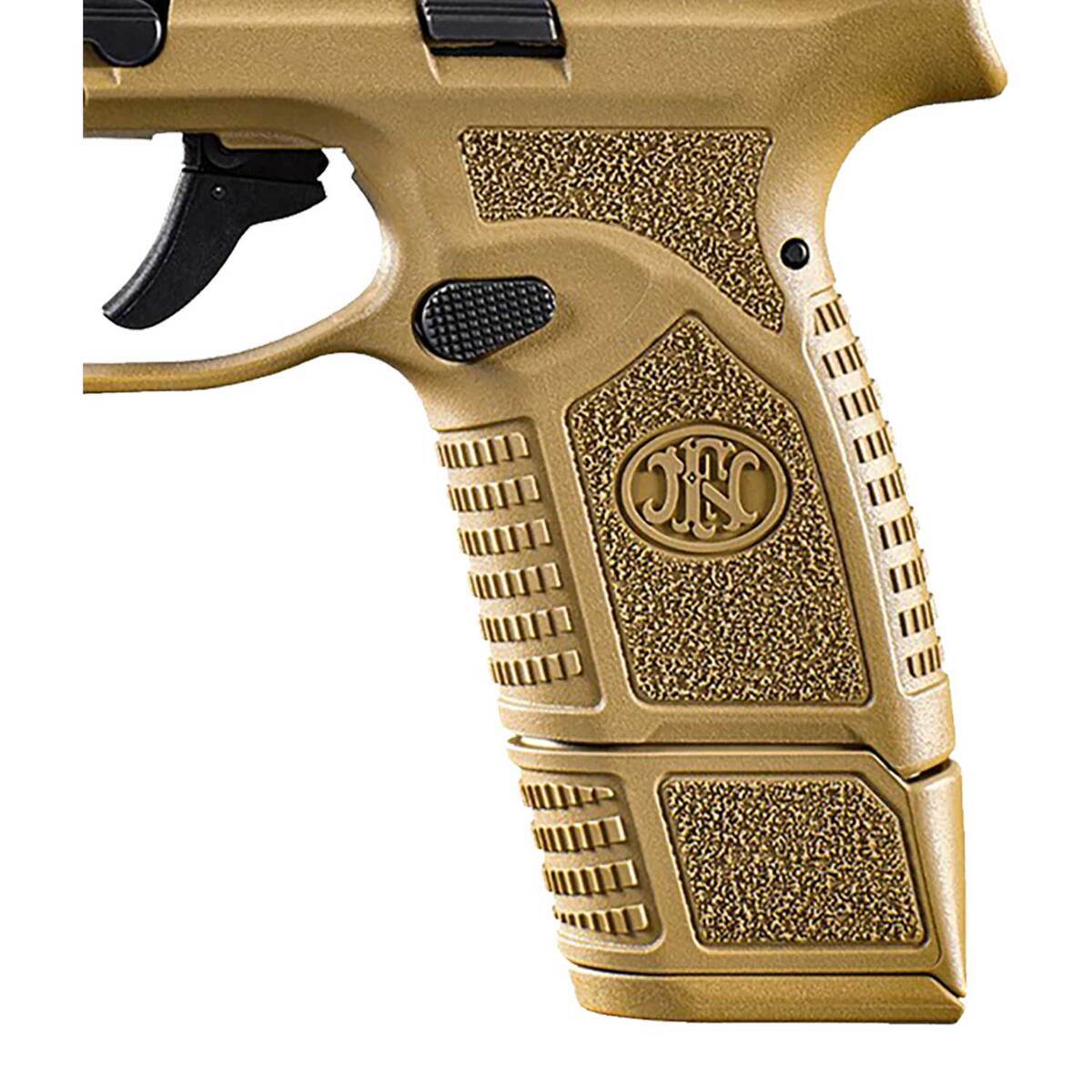 FN Reflex 9mm Luger 3.3in Flat Dark Earth Pistol - 15+1 Rounds - Tan FN Reflex 9mm Luger 3.3in Flat Dark Earth Pistol - 15+1 Rounds - Tan