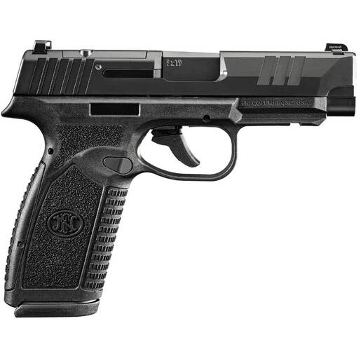 FN Reflex Xl Mrd 9mm Luger 3.8in Black Pistol - 10+1 Rounds - Black Micro Compact