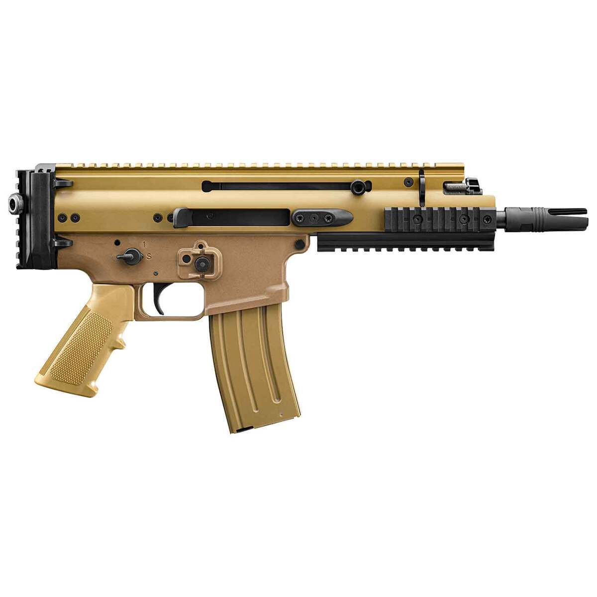 FN SCAR 15P 5.56mm NATO 7.5in FDE Anodized Modern Sporting Pistol - 30+1 Rounds FN SCAR 15P 5.56mm NATO 7.5in FDE Anodized Modern Sporting Pistol - 30+1 Rounds