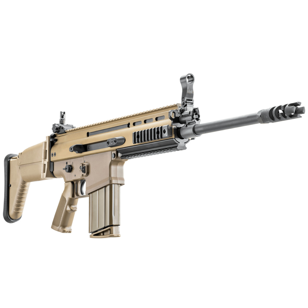 FN SCAR 17S 308 Winchester 16.2in Black/FDE Semi Automatic Modern ...