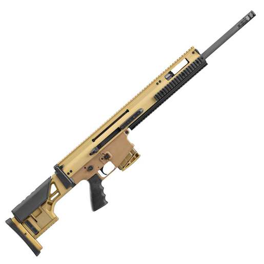 FN Scar 20S 7.62mm NATO 20in FDE Anodized Semi Automatic Modern Sporting Rifle - 10+1 Rounds - Flat Dark Earth image