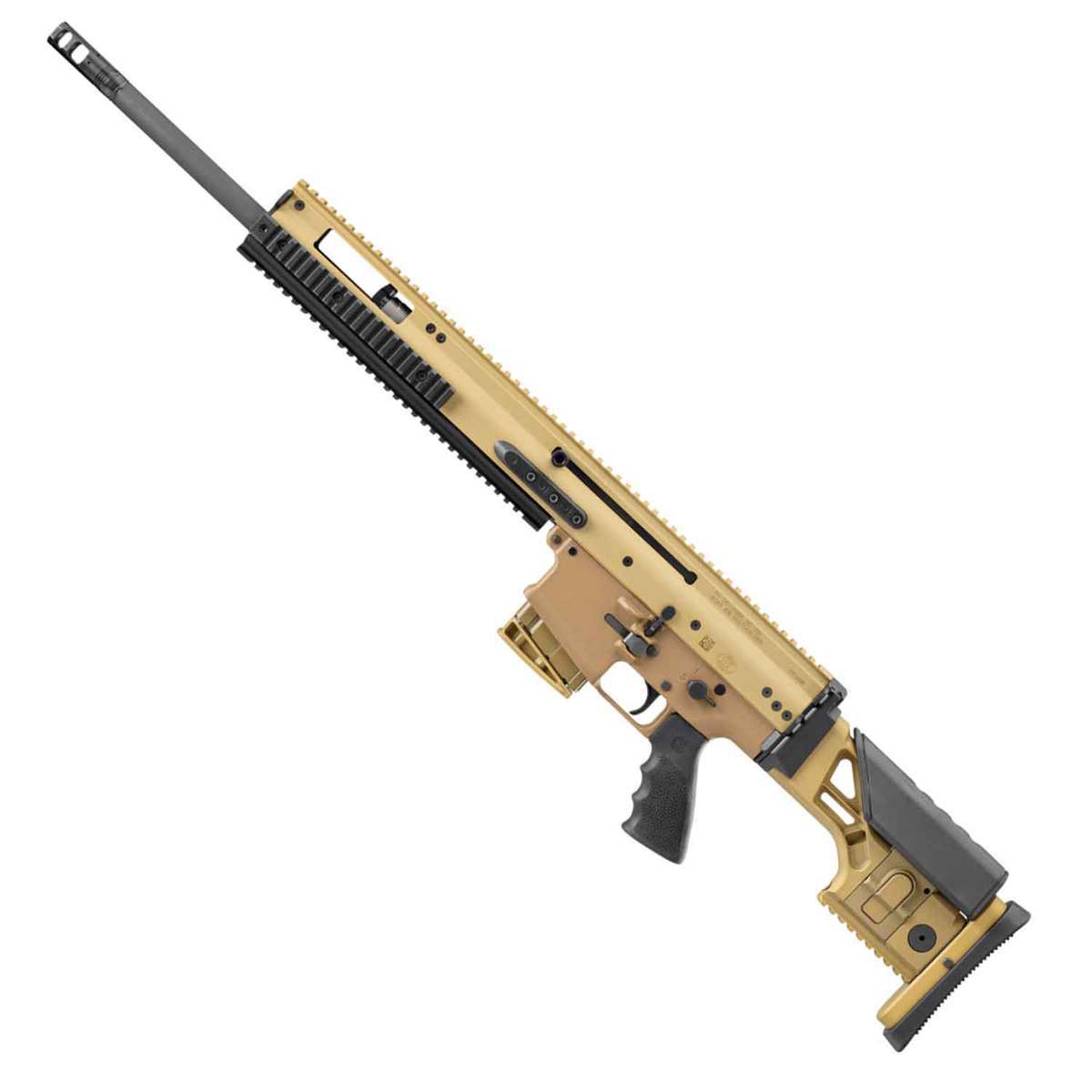 FN Scar 20S 6.5 Creedmoor 20in FDE Semi Automatic Modern Sporting Rifle - 10+1 Rounds - Flat Dark Earth FN Scar 20S 6.5 Creedmoor 20in FDE Semi Automatic Modern Sporting Rifle - 10+1 Rounds - Flat Dark Earth