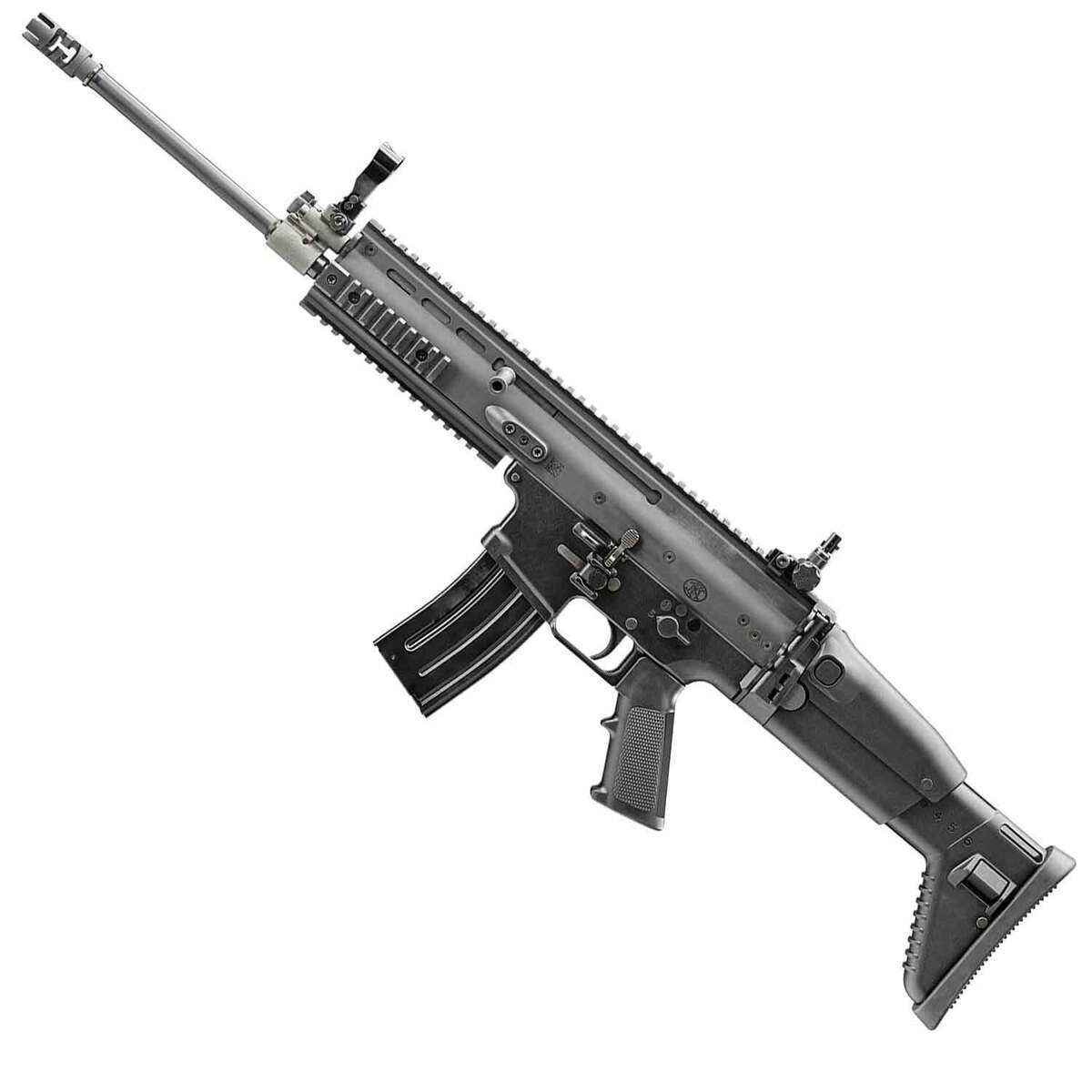 FN SCAR 5.56mm NATO 16.25in Black Anodized Semi Automatic Modern Sporting Rifle - 10+1 Rounds - Black FN SCAR 5.56mm NATO 16.25in Black Anodized Semi Automatic Modern Sporting Rifle - 10+1 Rounds - Black
