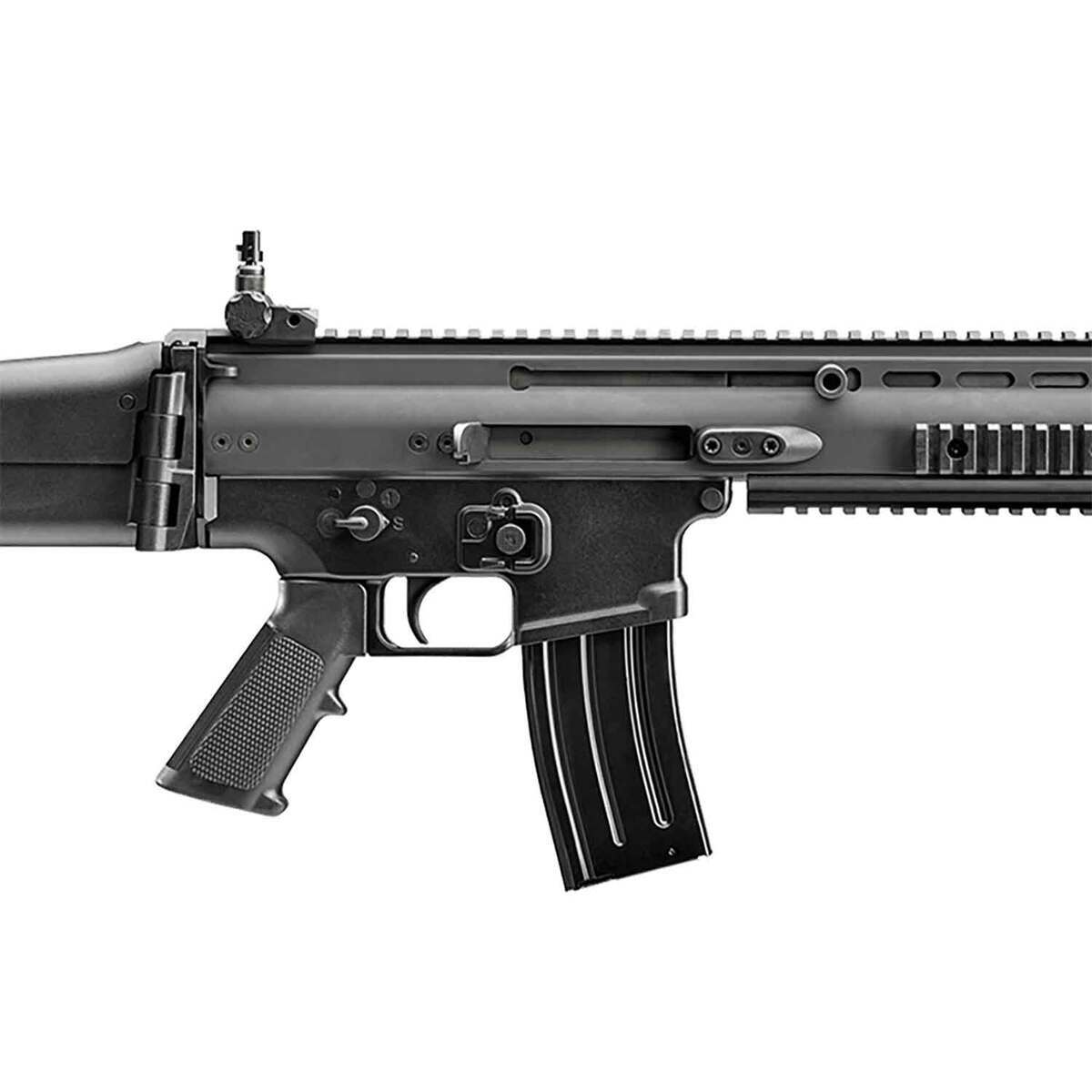 FN SCAR 5.56mm NATO 16.25in Black Anodized Semi Automatic Modern Sporting Rifle - 10+1 Rounds - Black FN SCAR 5.56mm NATO 16.25in Black Anodized Semi Automatic Modern Sporting Rifle - 10+1 Rounds - Black