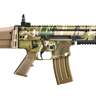 FN SCAR 5.56mm NATO 16.25in Flat Dark Earth Multicam Cerakote Semi Automatic Modern Sporting Rifle - 30+1 Rounds - Camo