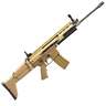 FN SCAR 5.56mm NATO 16.25in Flat Dark Earth Anodized Semi Automatic Modern Sporting Rifle - 10+1 Rounds - Tan