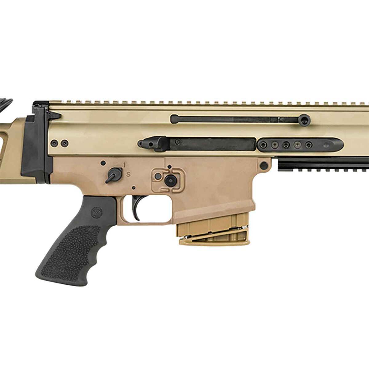 FN SCAR 6.5 Creedmoor 20in Flat Dark Earth Anodized Semi Automatic Modern Sporting Rifle - 10+1 Rounds - Tan FN SCAR 6.5 Creedmoor 20in Flat Dark Earth Anodized Semi Automatic Modern Sporting Rifle - 10+1 Rounds - Tan