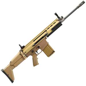 FN SCAR 7.62mm NATO 16.25in Flat Dark Earth Anodized Semi Automatic Modern Sporting Rifle - 10+1 Rounds