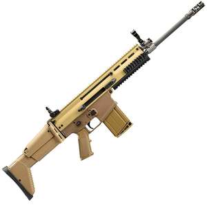 FN SCAR 7.62mm NATO 16.25in Flat Dark Earth Anodized Semi Automatic Modern Sporting Rifle - 20+1 Rounds