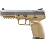 FN Five-seveN 5.7x28mm 4.8in Matte Black Pistol - 20+1 Rounds - Tan
