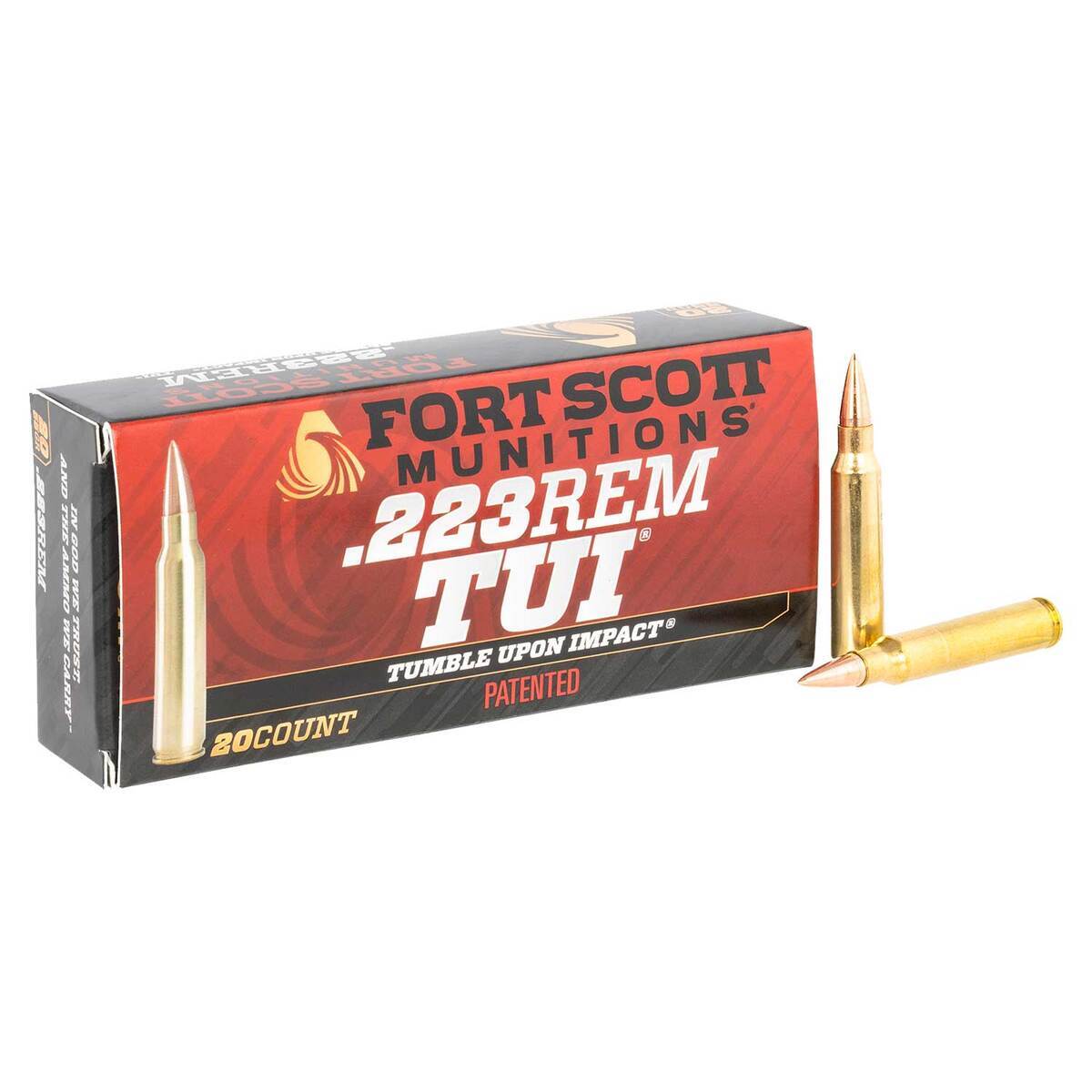 Fort Scott Munitions TUI 223 Remington 55gr SCS Centerfire Rifle Ammo ...
