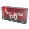 Fort Scott Munitions TUI 7.62x39mm 117gr SCS Centerfire Rifle Ammo - 20 Rounds
