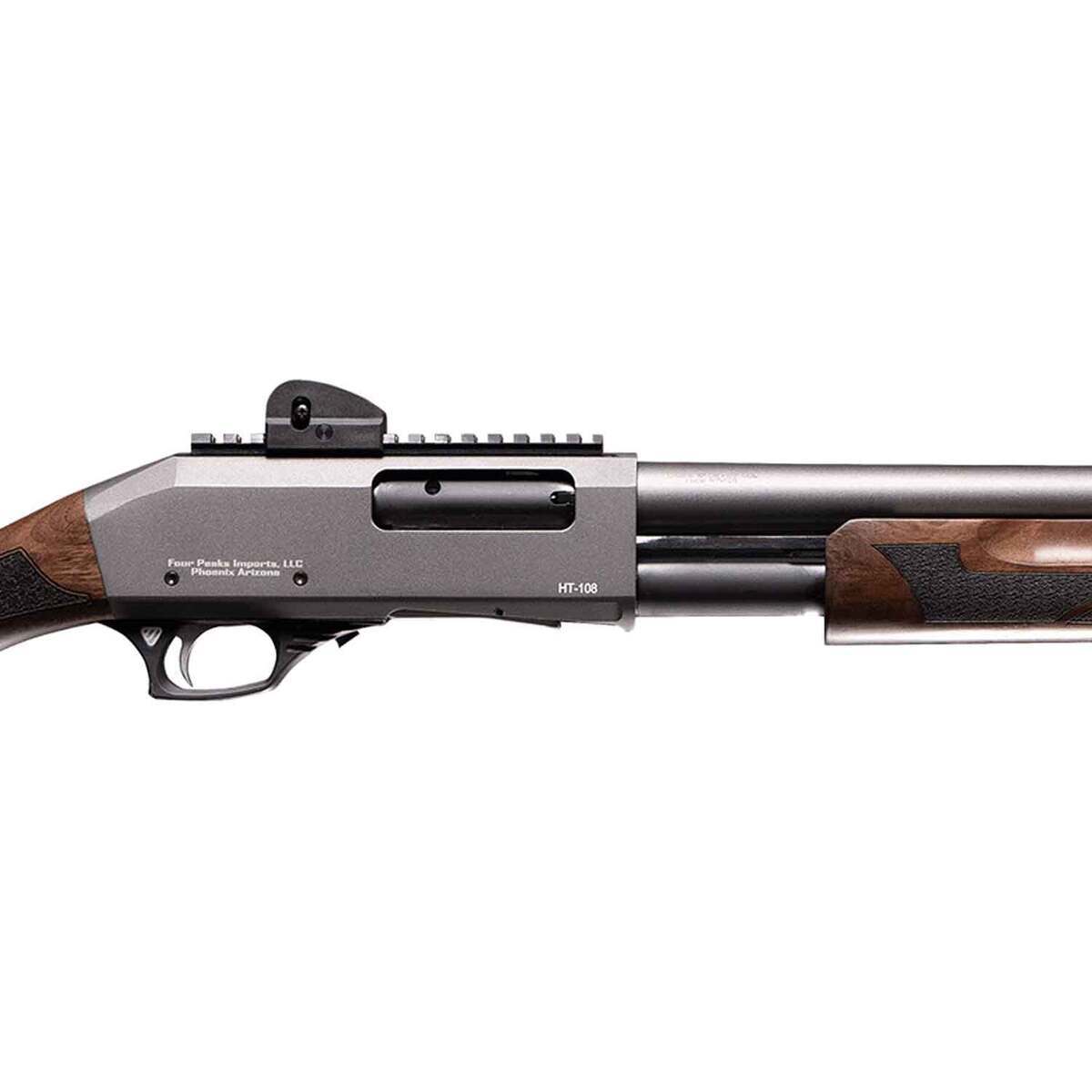 Four Peaks HT-108T Tungsten Cerakote 12 Gauge 3in Pump Shotgun - 20in - Brown Four Peaks HT-108T Tungsten Cerakote 12 Gauge 3in Pump Shotgun - 20in - Brown