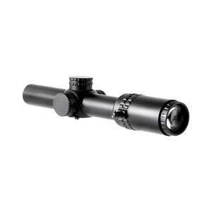 Four Peaks Imports Magnified 1-6x 24mm Rifle Scope - Illuminated Red Etched MIL