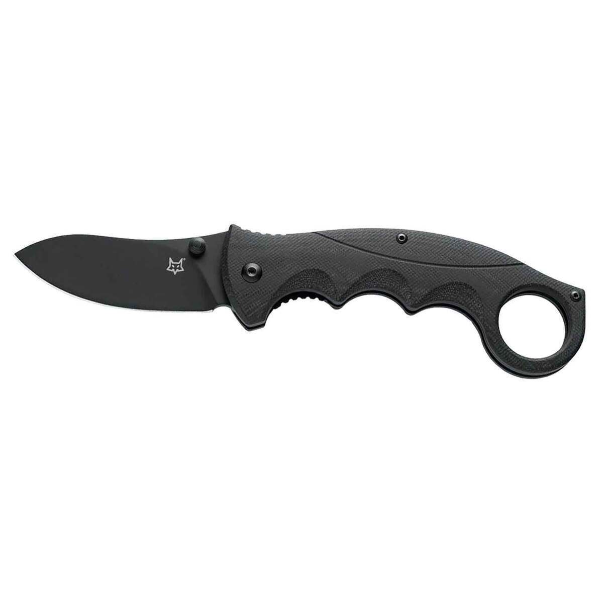Fox Alaskan Hunter 2.76 inch Folding Knife - Black Fox Alaskan Hunter 2.76 inch Folding Knife - Black