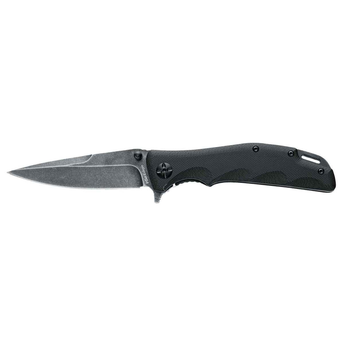 Fox Mandatory Fun 3.66 inch Folding Knife - Black Fox Mandatory Fun 3.66 inch Folding Knife - Black