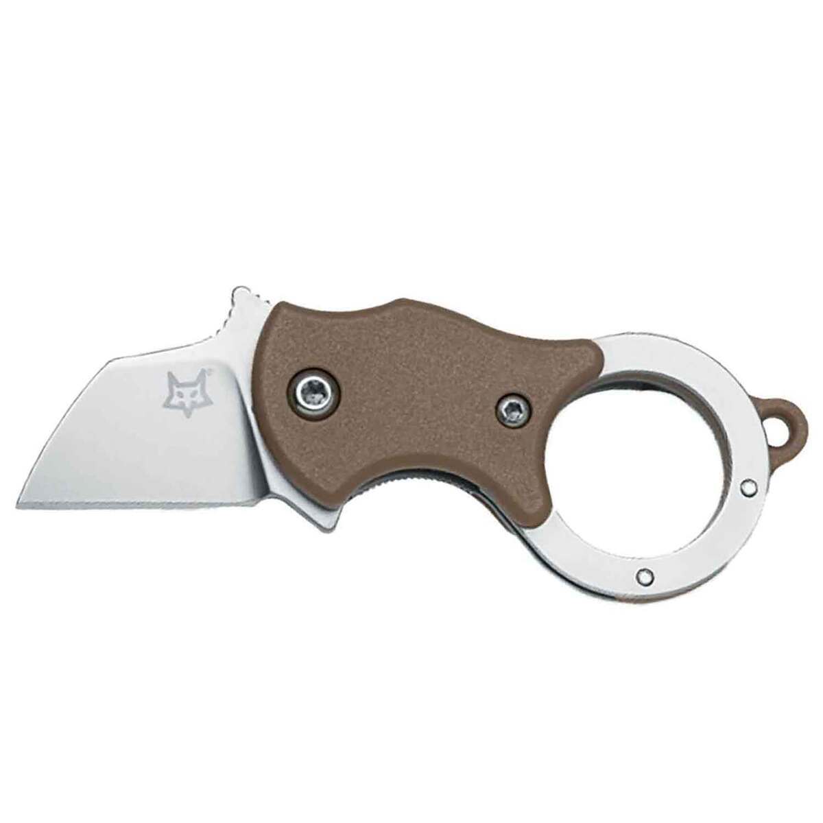 Fox Mini-Ta 1 inch Folding Knife - Coyote Brown Fox Mini-Ta 1 inch Folding Knife - Coyote Brown