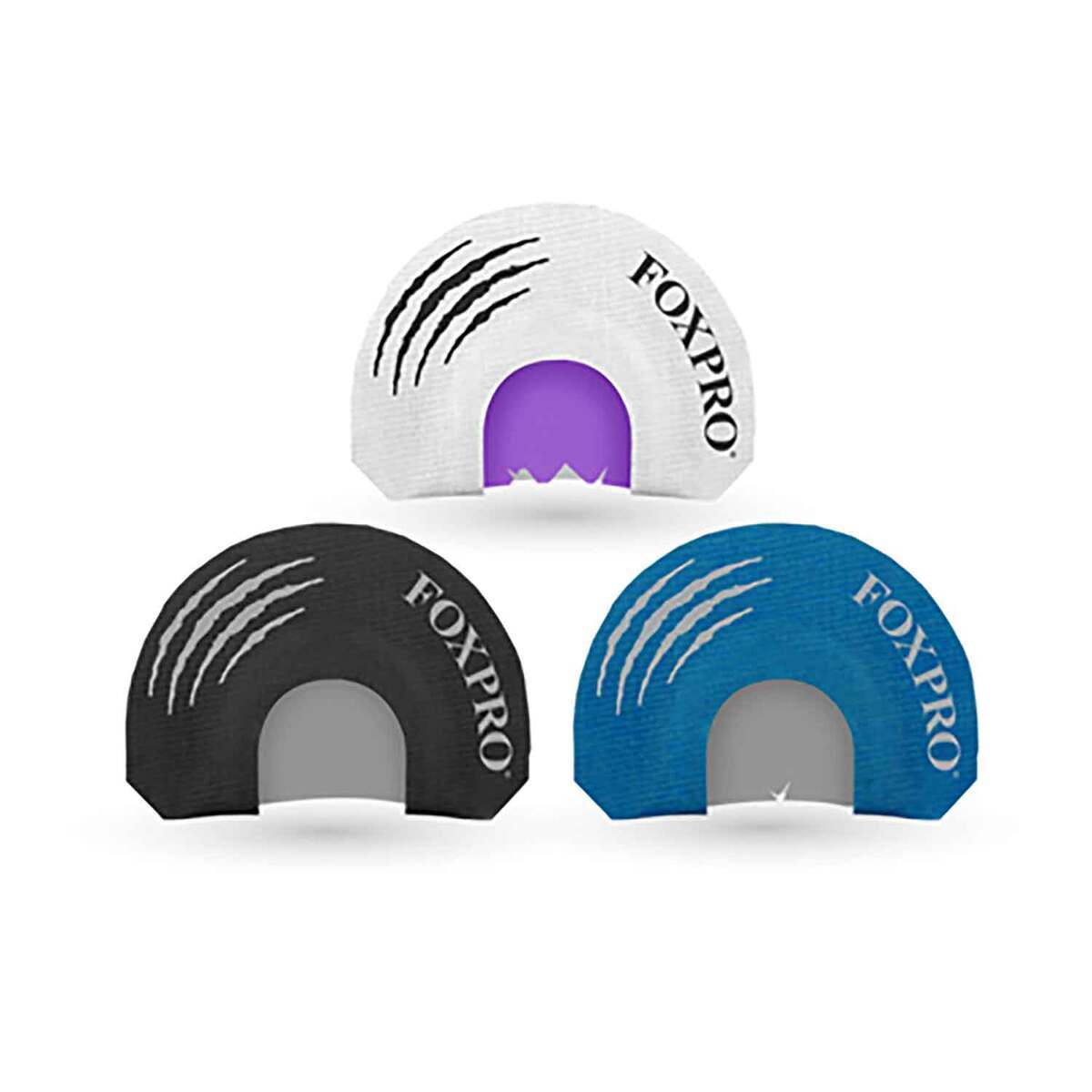 FoxPro Predator Coyote Diaphragm Call Combo - 3 Piece - Black, White, Blue FoxPro Predator Coyote Diaphragm Call Combo - 3 Piece - Black, White, Blue