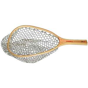 Frabill Wood Handle Clear Rubber Trout Net