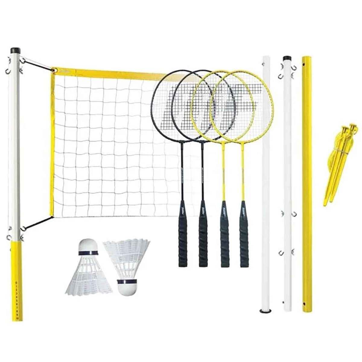 Franklin Sports Family Badminton - Yellow 20ft x 5ft Franklin Sports Family Badminton - Yellow 20ft x 5ft