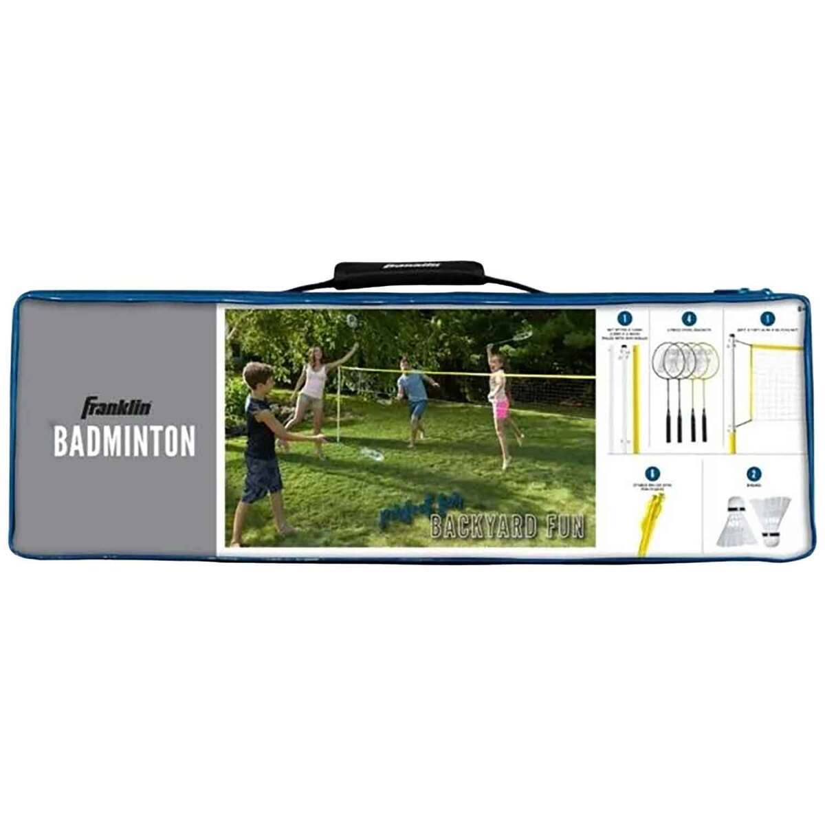 Franklin Sports Family Badminton - Yellow 20ft x 5ft Franklin Sports Family Badminton - Yellow 20ft x 5ft