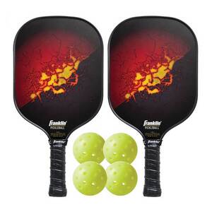 Franklin Sports Outdoor Pickleball Paddle & Ball Set - 2 Player