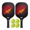 Franklin Sports Outdoor Pickleball Paddle & Ball Set - 2 Player - Black