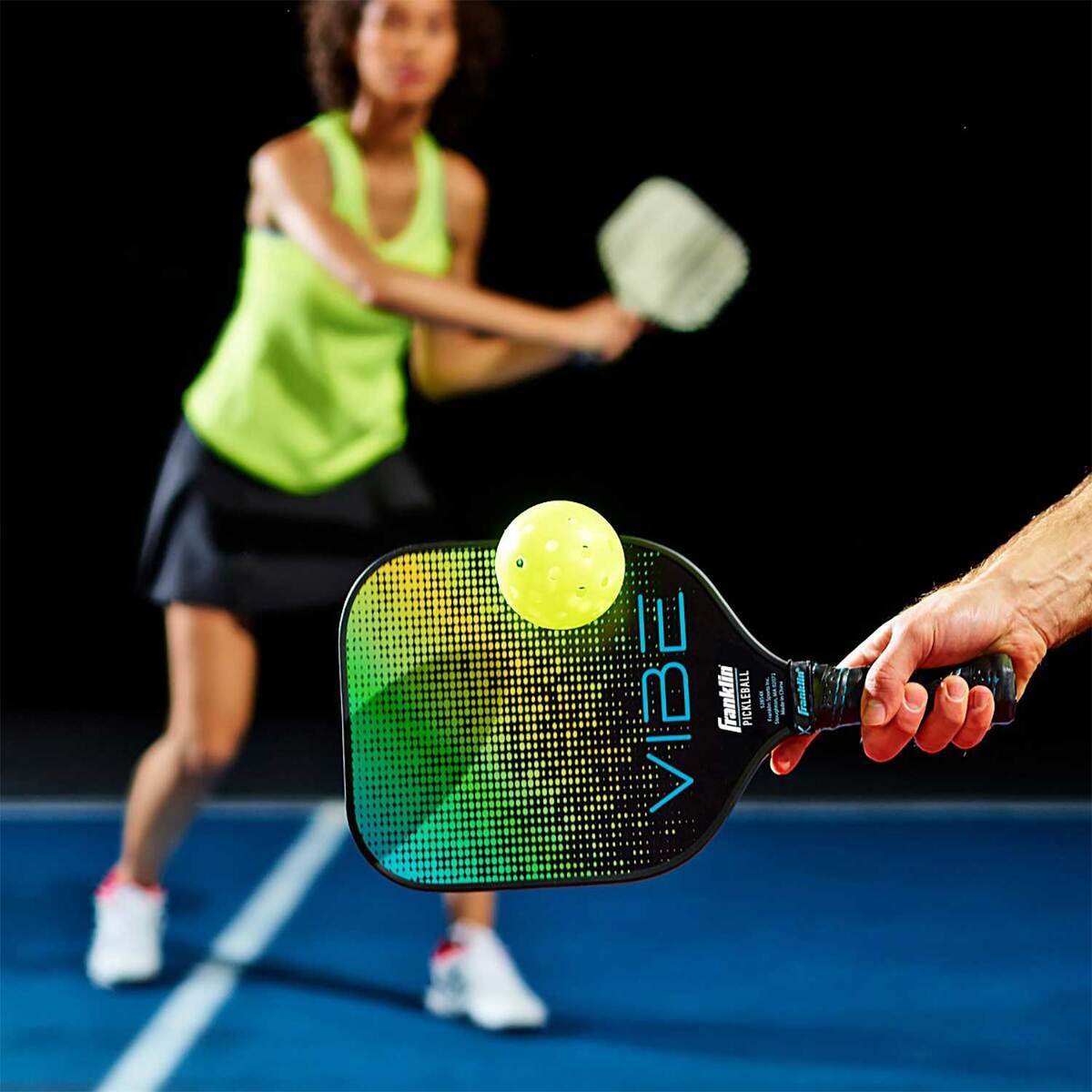 Franklin Sports X-Vibe Pickleball Paddle - Black Franklin Sports X-Vibe Pickleball Paddle - Black