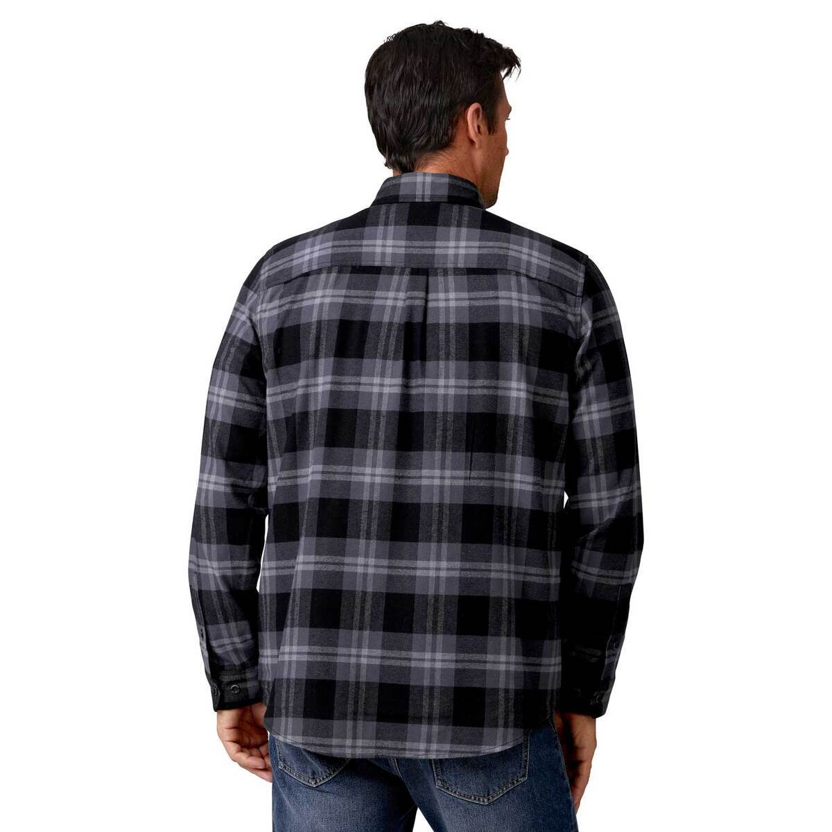 Free Country Men's Easywear Flannel Long Sleeve Casual Shirt Free Country Men's Easywear Flannel Long Sleeve Casual Shirt