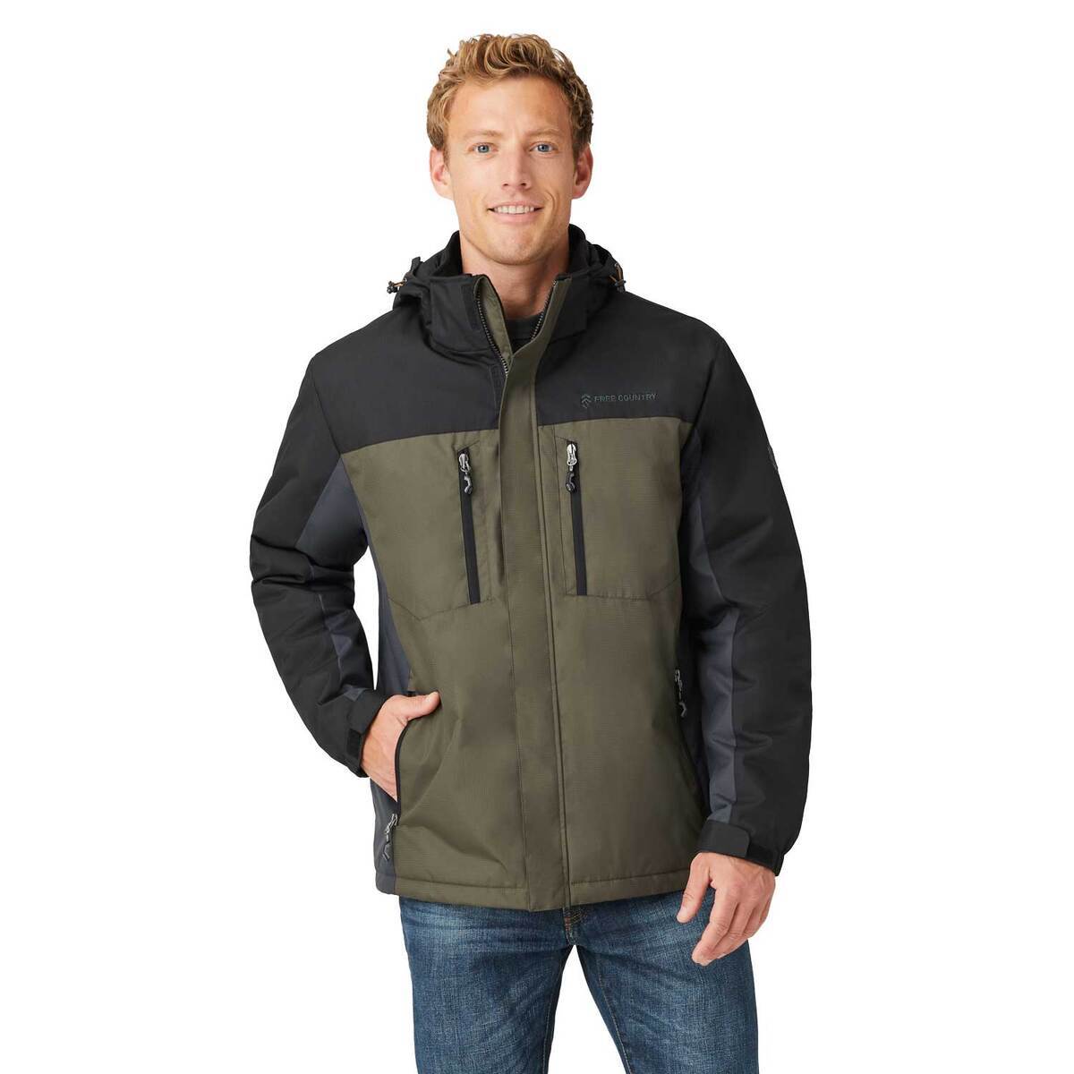 Free Country Men's FreeCycle Trifecta Mid-Weight Insulated Jacket ...