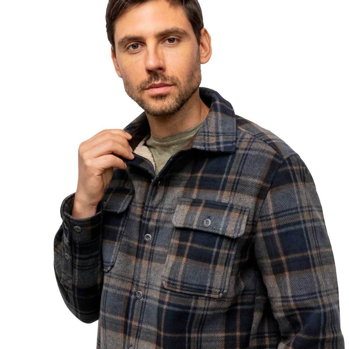 Free Country Men's Mountain Ridge Sueded Chill Out Shirt Jacket ...