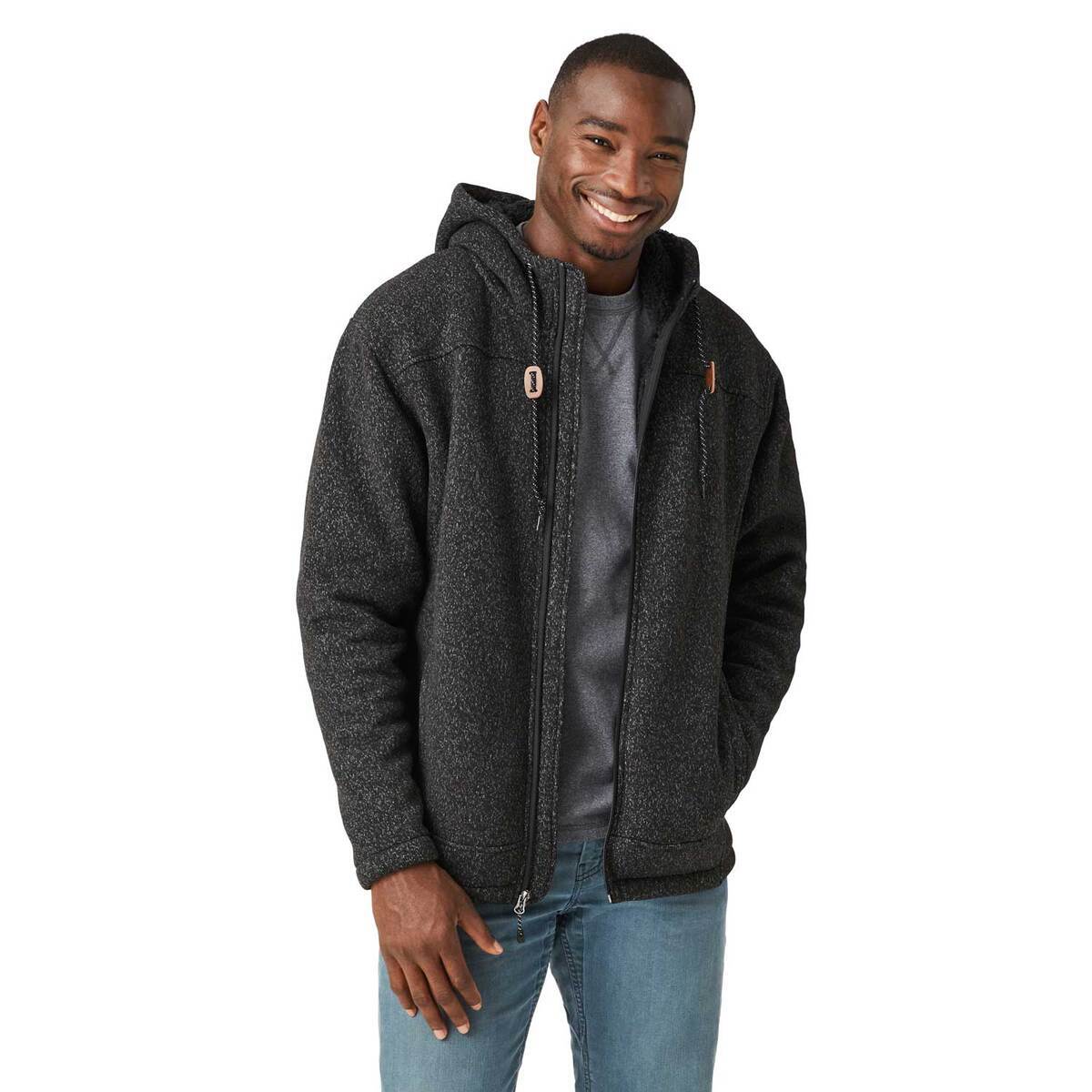 Free Country Men's Osprey Sweater Knit Fleece Jacket Free Country Men's Osprey Sweater Knit Fleece Jacket