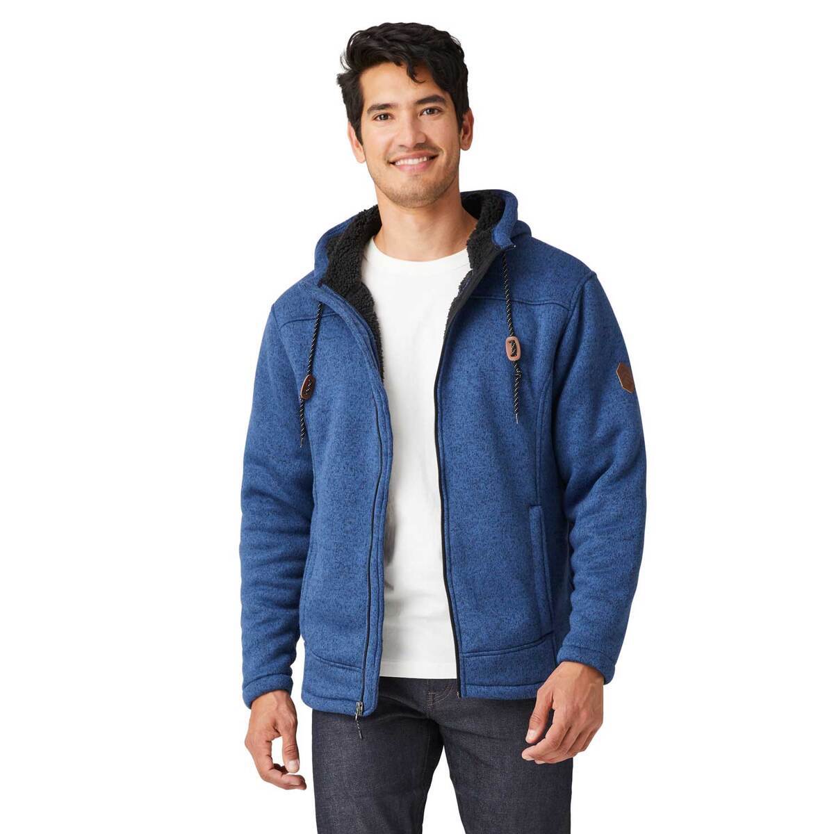 Free Country Men's Osprey Sweater Knit Fleece Jacket Free Country Men's Osprey Sweater Knit Fleece Jacket