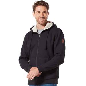 Free Country Men's Waffle Sherpa Lined Hoodie