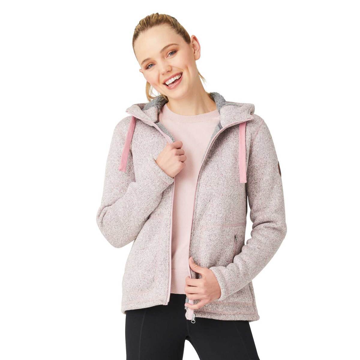 Free Country Women's Mountain Fleece Jacket - Dusty Pink - L - Dusty ...