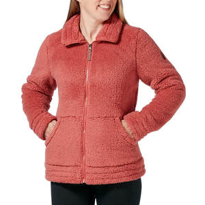 Free Country Women's Sierra Butter Pile Fleece Winter Jacket - Rose - S