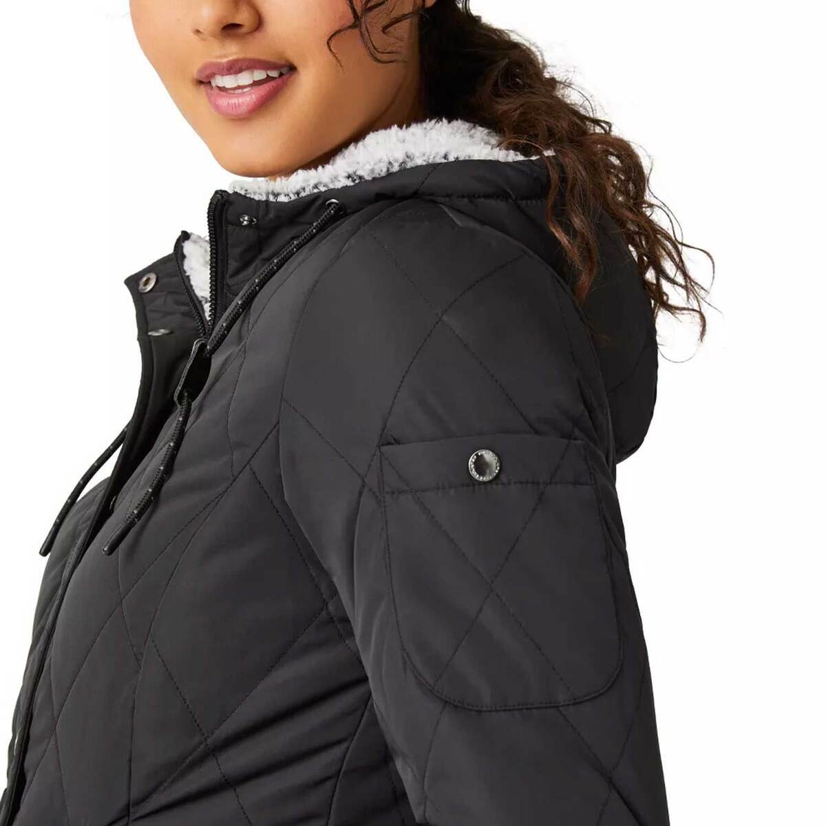 Free Country Women's Stratus Lite Reversible Insulated Jacket - Black ...