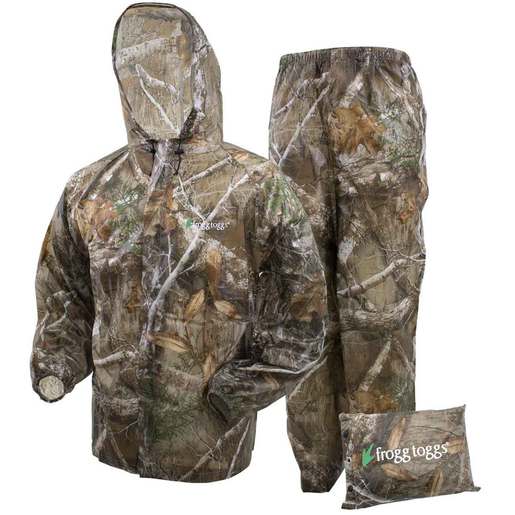 Frogg Toggs Men's Ultra-Lite^2 Waterproof Packable Rain Suit - Realtree Edge S - Frogg Toggs