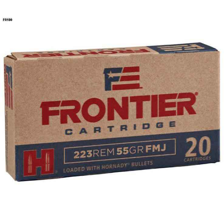 Hornady Frontier 5.56mm NATO 55gr FMJ Rifle Ammo - 150 Rounds Hornady Frontier 5.56mm NATO 55gr FMJ Rifle Ammo - 150 Rounds