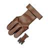 Full Finger Archery Shooting Glove - XL - Brown X-Large