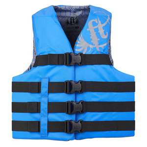 Full Throttle Adult Dual-Sized Nylon Water Sports Life Jacket - 4X Large/7X Large