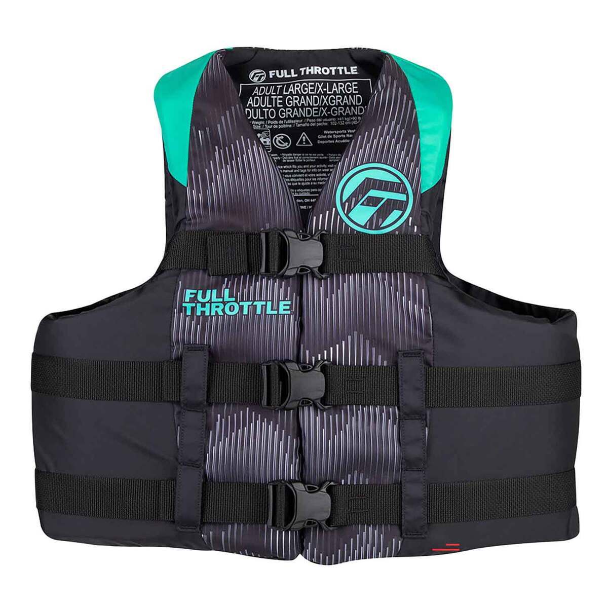 Full Throttle Adult Nylon Life Jacket Full Throttle Adult Nylon Life Jacket