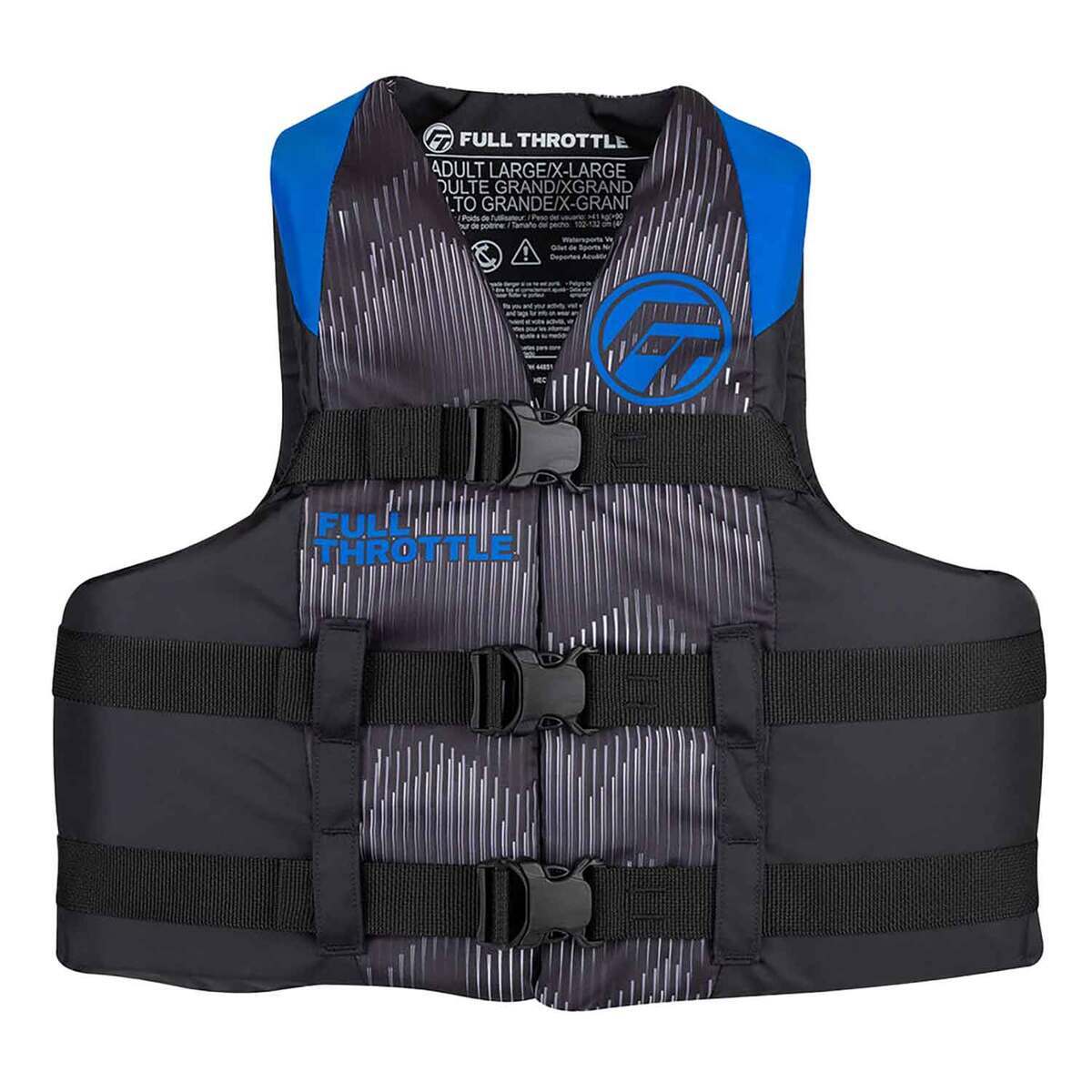 Full Throttle Adult Nylon Life Jacket Full Throttle Adult Nylon Life Jacket