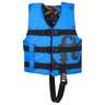 Full Throttle Children's Nylon Water Sports Vest - Black/Blue - Blue/Black