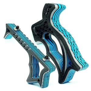 Future Forged Virago Vektor-X/Halex 2.0 AR15 MLOK Grip And Foregrip Set - Light Blue