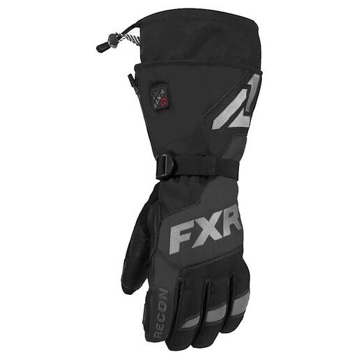 FXR Men's Heated Recon Ice Fishing Gloves - Black XXL