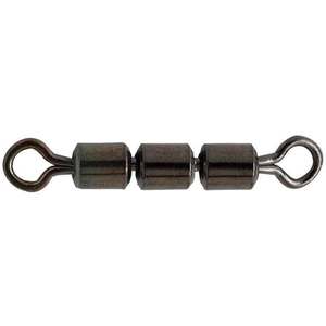 P-Line Black 3 Bead Rolling Chain Swivels