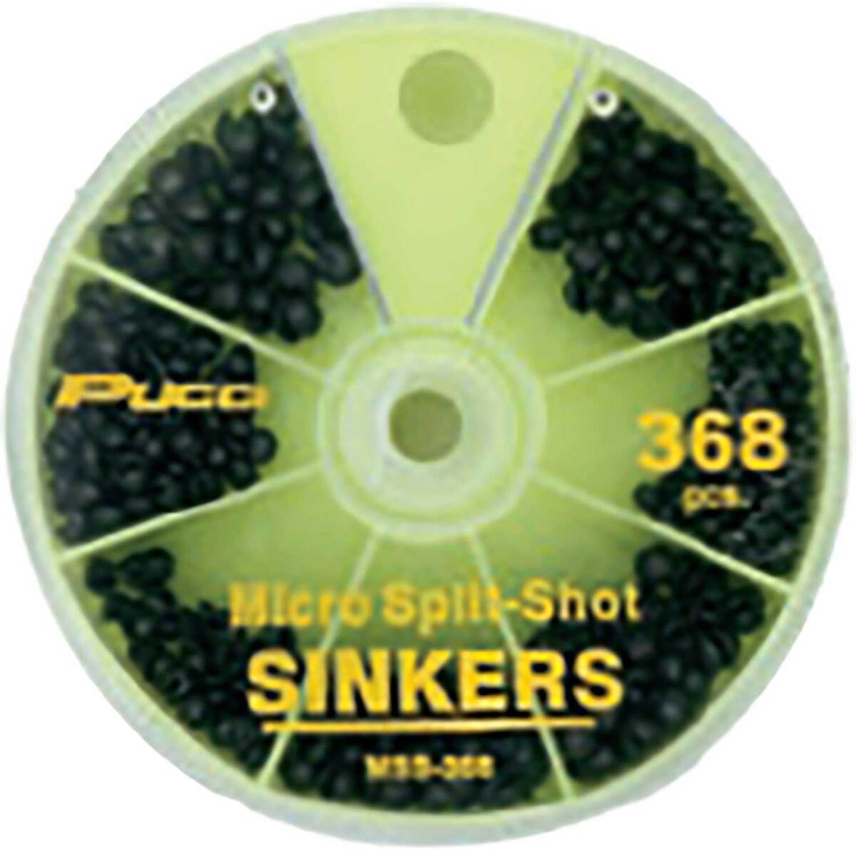 G Pucci Micro Split Shot Sinker Assortment- 368pc | Sportsman's Warehouse